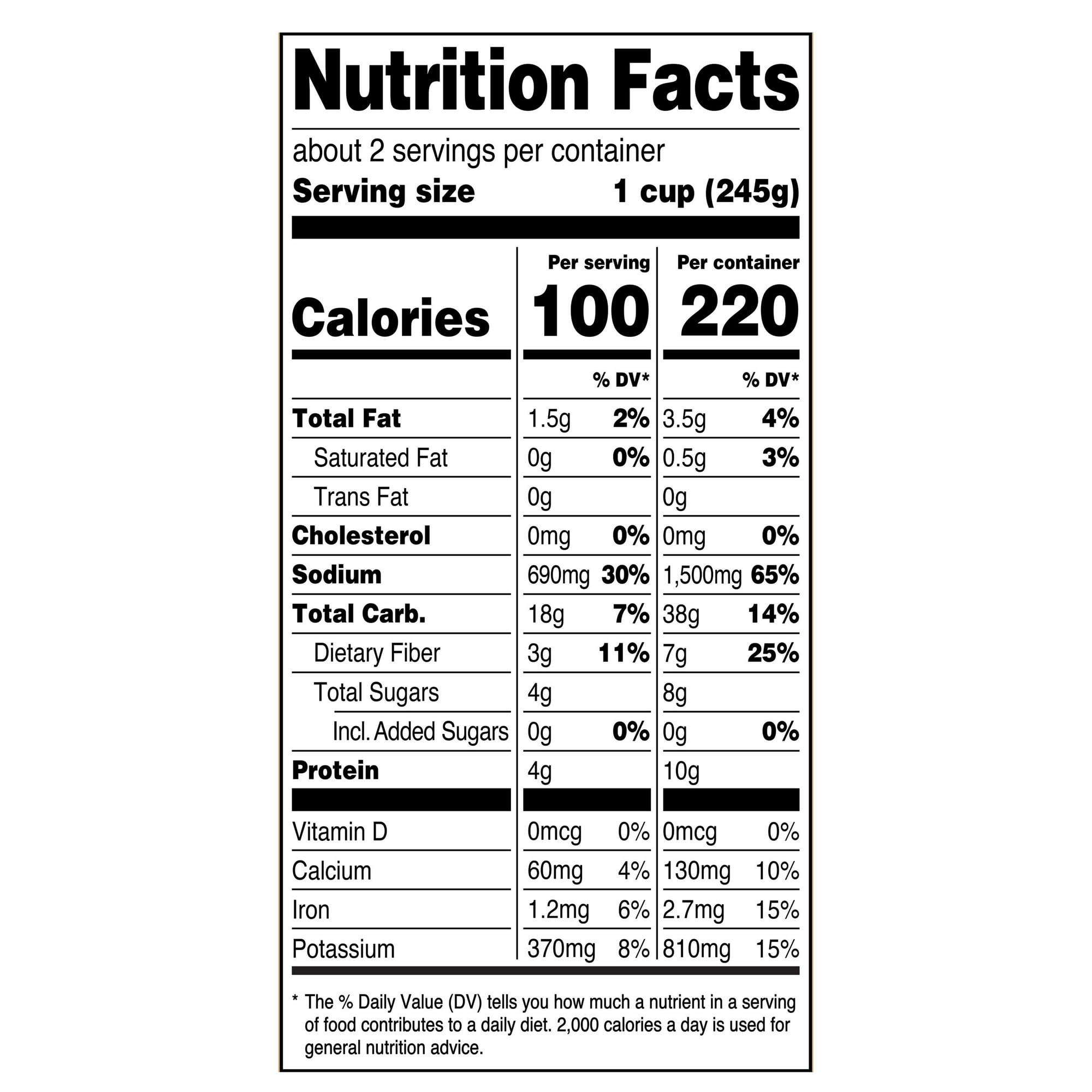 Great Value Traditional Minestrone Soup, 18.8 oz Can (Shelf Stable)