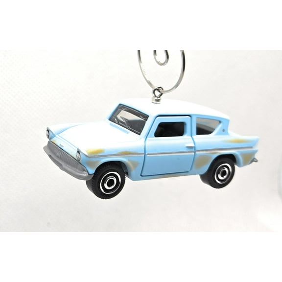 1962 Ford Anglia Blue Christmas Ornament