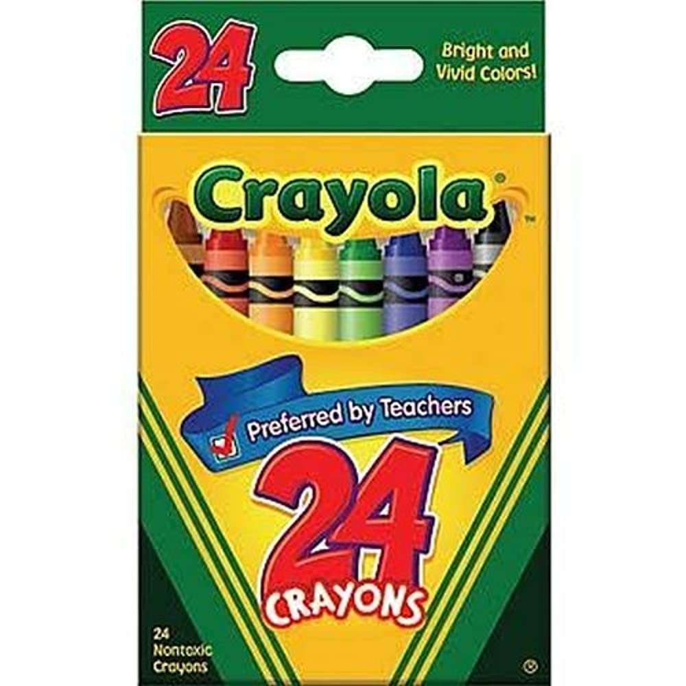 Glory CRA-24 24 Count Crayons, Boxed, Case Pack Of 48