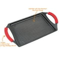 thumbnail image 5 of MASTERPAN Nonstick Grill Plate with Silicone Handles, 10"x13" (25x33cm), 5 of 8
