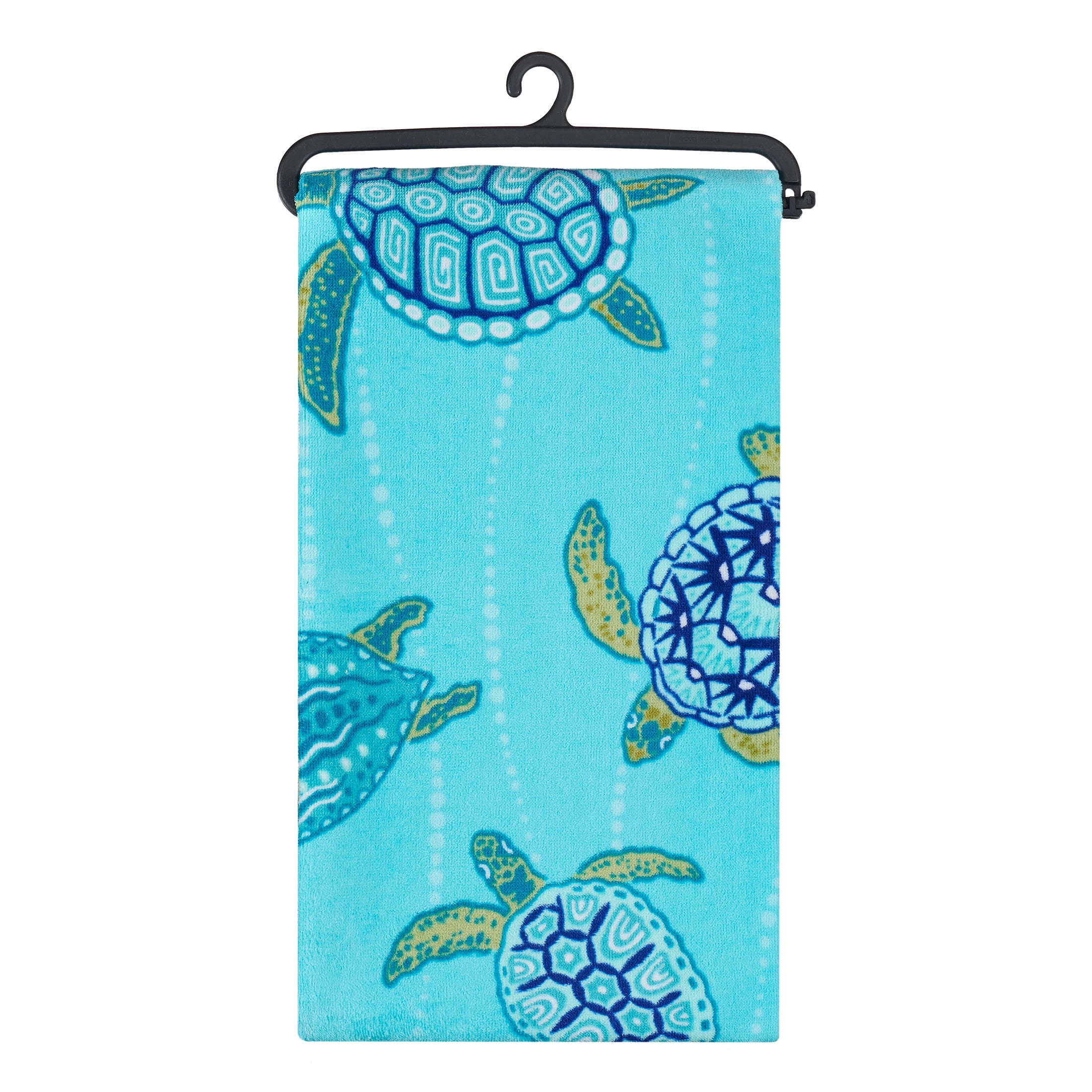 Mainstays Beach Collection Sea Turtles Cotton-Blend Beach Towel