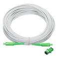 thumbnail image 1 of Uxcell 1Pcs 65.6Ft Cable de fibra óptica simple de modo LSZH SC/APC-SC/APC con adaptador, 1 of 5