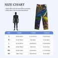 thumbnail image 4 of Fotbe Cute Blue Frog Pantalones de Pijama para Hombre, Pantalones de Dormir, Pantalones de Casa con Cintura Ajustable y Bolsillos-Large, 4 of 6
