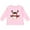 AD-Pink, variant on Penguin Xmas Boys or Girls Long Sleeve Toddler T-Shirt