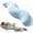 Blue（Ice Silk Fabric）, variant on 2026 New Pea Pod Body Pillow for Side Sleeper, Pea Pod Body Pillow for Adults, Long Bolster Hug Pillow with Cooling Fabric, Soft Ergonomic Pillow for Back, Hip & Leg Support