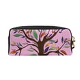 thumbnail image 2 of YFYANG Leather Portable Travel Small Makeup Bag, Multifunctional Storage Bag, Pink Graffiti Tree Pattern Cosmetic Bag, 2 of 4
