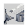 thumbnail image 3 of INSPIRE CHIC Men's Pre-tied Stripe Tie Neck Adjustable Elastic Easy Neckties for College Uniform Grey One Size, 3 of 4