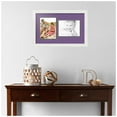 thumbnail image 2 of ArtToFrames Collage Photo Picture Frame with 2 - 6x8 Openings, Framed in White with Grape and Black Mats (CDM-3966-42), 2 of 8