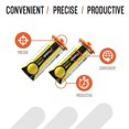 thumbnail image 2 of Fuel Cell Paslode 816007 con borde amarillo corto universal, paquete de 2, 2 of 9