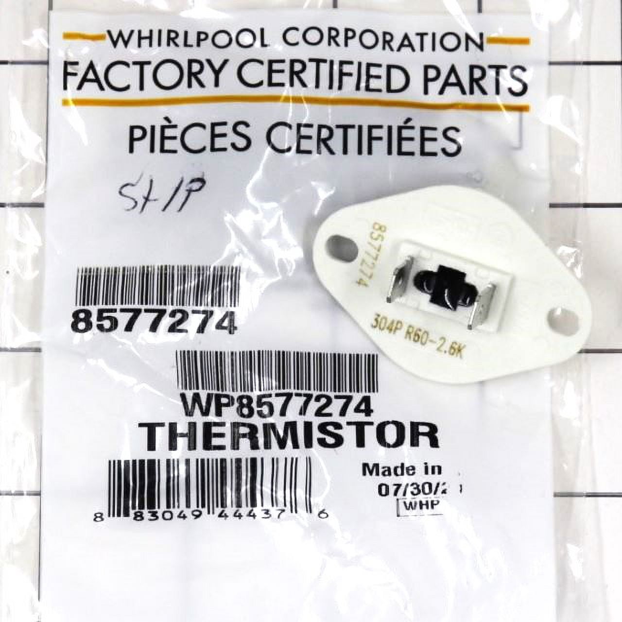 Whirlpool Dryer Thermistor WP8577274