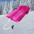 thumbnail image 2 of jinwen Portable Snowboard Toboggan, , with Pull Rope, Balance Sand Sliding Board Pink, 2 of 9