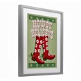 thumbnail image 2 of Stupell Industries - Howdy Holidays Cowboy Boots Gray Framed Print Under Glass, 17 x 21, Made In USA, 2 of 8