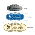 thumbnail image 5 of Designer Sustainable Sign (Brushed Gold) - Medium, 5 of 5