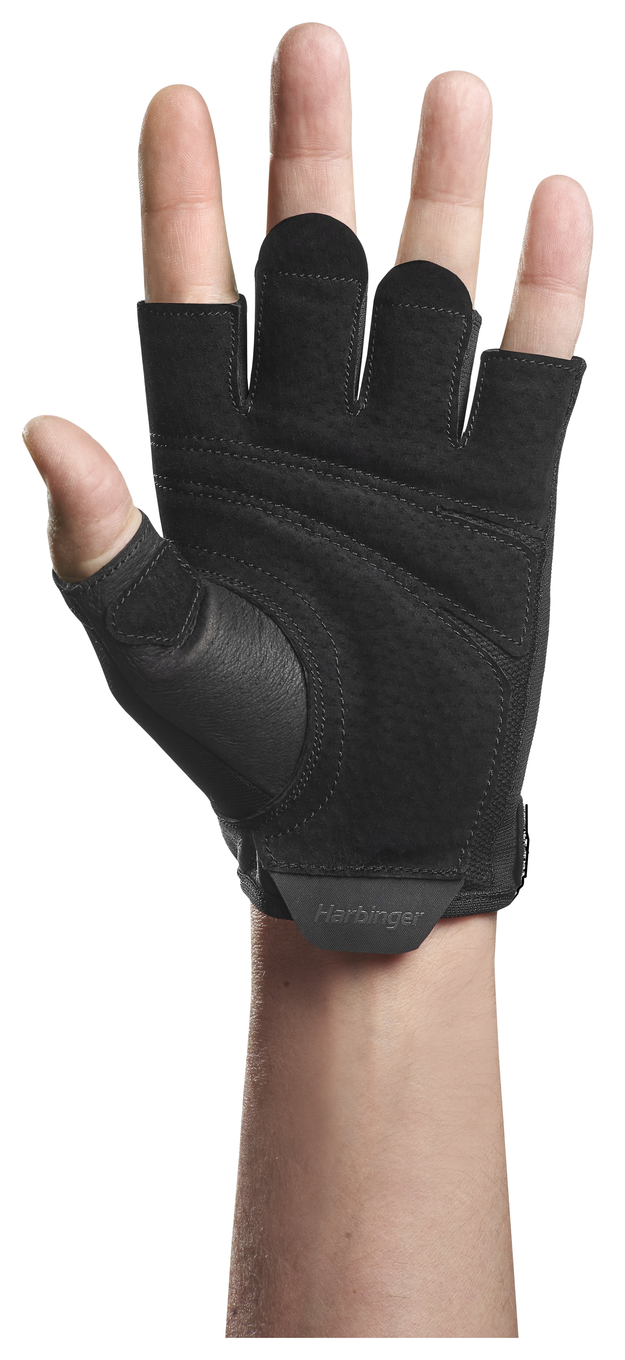 Harbinger Pro Weightlifting Gloves 2.0 Black Medium, 1 Pair