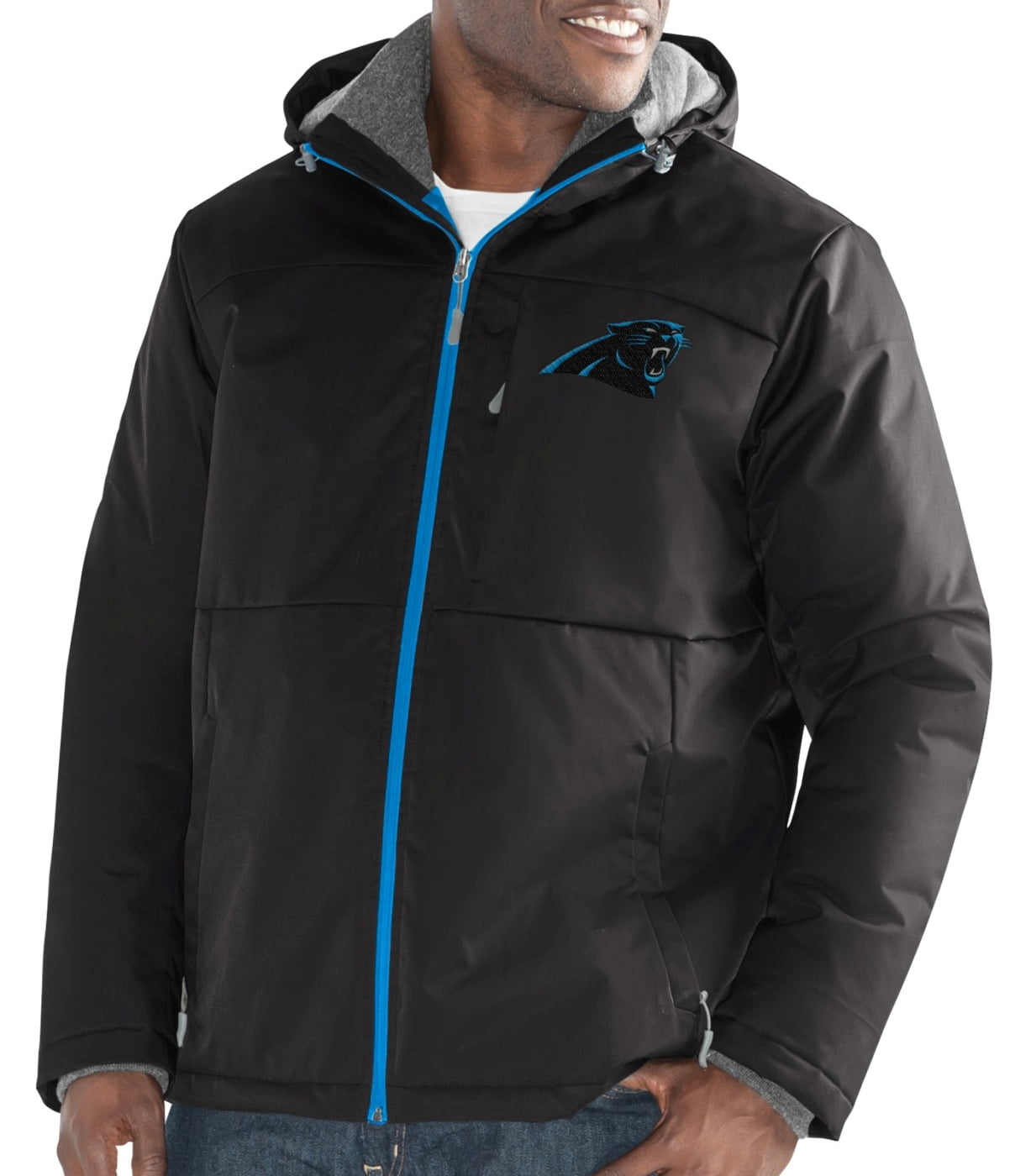 Carolina Panthers Men's NFL G-III "Points" Full Zip Polyfill Dobby Jacket by G-III Sports