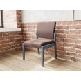 thumbnail image 5 of Pemberly Row Chaise d'Appoint Sans Accoudoirs pour Réception, Cadre en Bois, Brun, 5 of 5