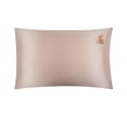 thumbnail image 2 of Funda de almohada de seda bordada Funda de almohada de seda de color liso Funda de almohada de seda, 2 of 6