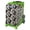 Green Frame, variant on Zuca 18" Sport Bag - Playful Puffins with Flashing Wheels (Purple Frame)