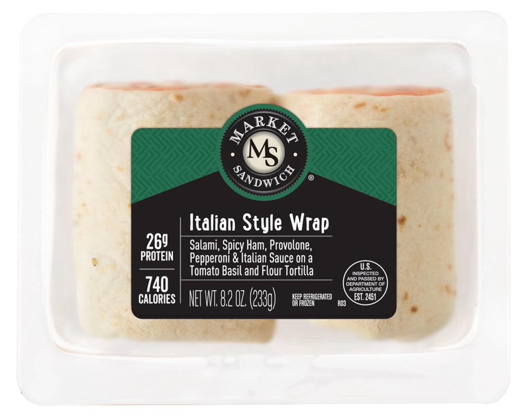 Market Sandwich Italian Style Wrap 8.2 oz 1 Ct