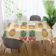 thumbnail image 3 of Yayeee Tablecloths 60" x 120" Rectangle Wrinkle Resistant Party Table Cover, Sunshine Pineapples, 3 of 8