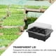 thumbnail image 4 of EeaseMX Bandeja para germinar brotes, 12 cavidades, macetas de vivero, bandejas y tapas, caja para jardinería y bonsái, 19 x 15 x 9,5 cm (negro), 4 of 7