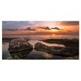 thumbnail image 2 of Yellow Sun over Ancient Ruins - Oversized Beach Canvas Artwork, 2 of 3