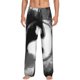 thumbnail image 1 of Fotbe Yin And Yang Pantalones de Pijama para Hombre, Pantalones de Dormir, Pantalones de Casa con Cintura Ajustable y Bolsillos-Medium, 1 of 6