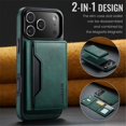 thumbnail image 2 of MAGKING Case For iPhone 17 Pro , RFID Blocking, PU Leather,Compatible With MagSafe Detachable 2 In 1 Wallet With Multi-Card Slots,Magnetic Protective Cover,Green,For iPhone 17 Pro, 2 of 8