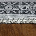 thumbnail image 6 of BNM Floral Medallion Indoor Area Rug, 2'6" x 7'6", Charcoal, 6 of 7