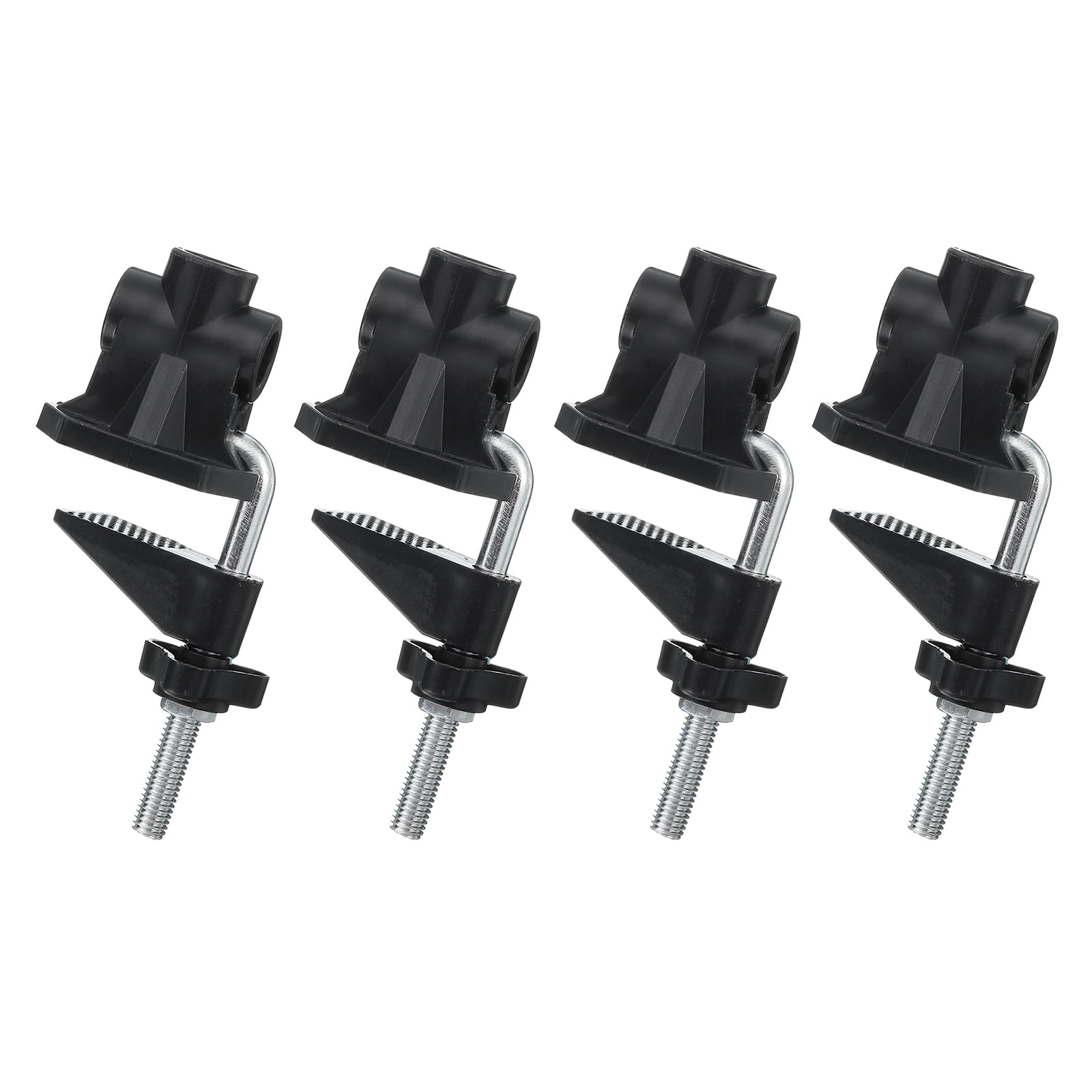 Pince De Bureau Universelle – 4 Pcs, Serrage 0-45 Mm, Trou Ø12 Mm – Pour Micro, Lampe, Support