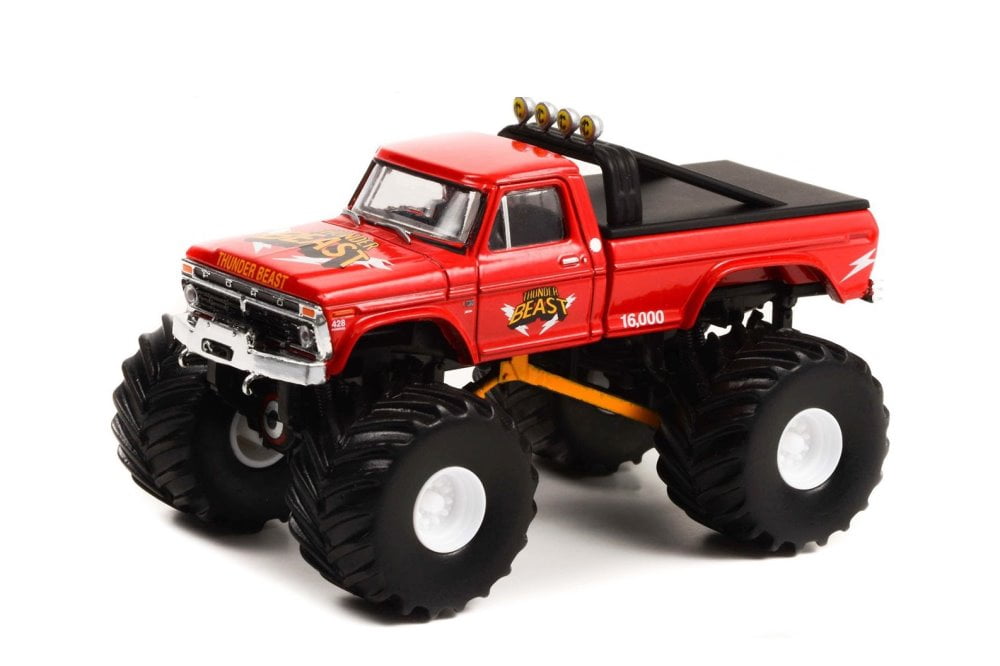 1992 Ford F-250 Monster Truck, Black Stallion - Greenlight