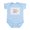 Sky Blue, variant on CafePress - Cute As A Button (Pastel) Infant Bodysuit - Baby Light Bodysuit, Size Newborn - 24 Months