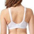 thumbnail image 3 of Women's Cotton Full Coverage Wirefree Non-padded Lace Plus Size Bra 46H, 3 of 8