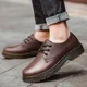 thumbnail image 5 of Zapatos de lujo de estilo británico para exteriores, zapatos Oxford de fondo grueso, zapatos de seguridad con cordones, suela de tendón de ternera, zapatos de trabajo informales, 5 of 5