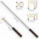 thumbnail image 2 of 4-Piece Retractable Billiards Cue Stick with 3 Removable Bridge Heads, Pool Table Accessories for Cue Games, 2 of 5