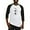 Black/White, variant on CafePress - Sigma Alpha Iota Black And White Crest Baseball Jersey - Cotton Baseball Jersey, 3/4 Raglan Sleeve Shirt