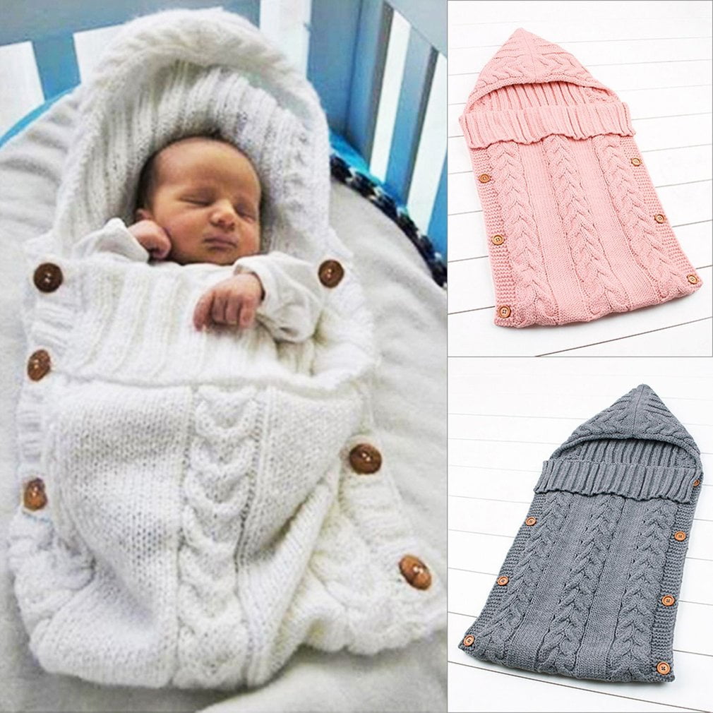 wrapping baby in blanket to sleep
