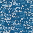thumbnail image 3 of Baxter Mill Archive 12x12 Black Modern Framed Museum Art Print Titled - Blue Batik I, 3 of 5