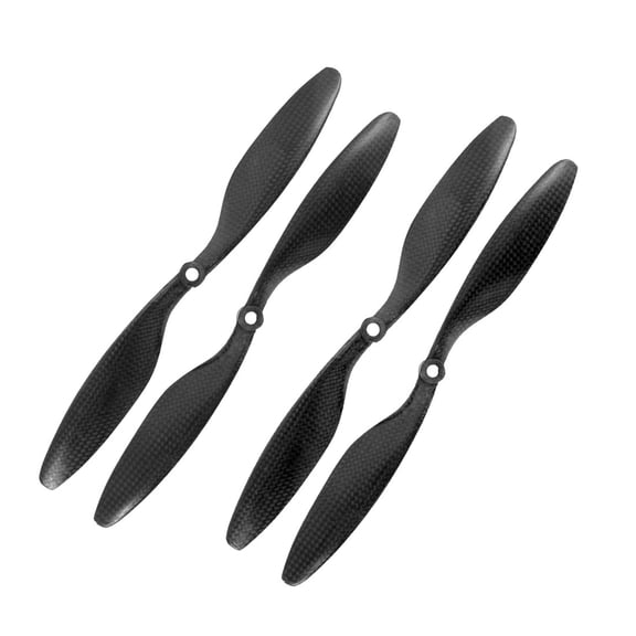 2 Pairs 1045 Carbon Fiber Airplane Propeller CW CCW For F450 F550 Quadcopter