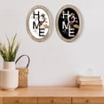 thumbnail image 3 of Oval Wooden Home Wall Sign - Set of 2, 3 of 4