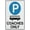 Warning Sign 2, variant on Parking Coaches Only Sign Safe Sign, Signs Outdoor, 8"x12", Sign For Home, Business, Driveway Alert
