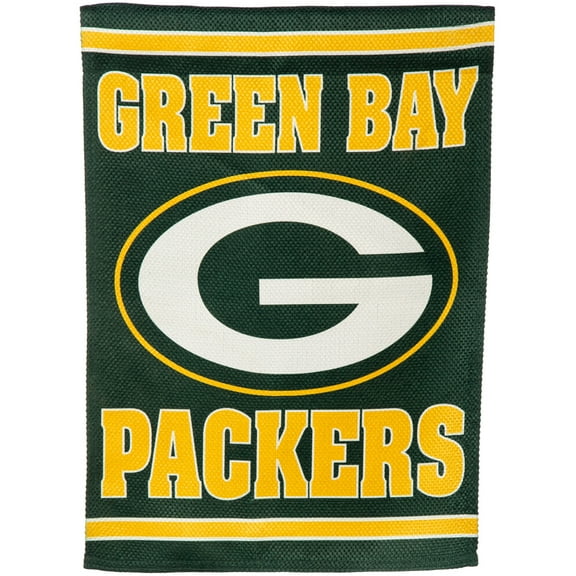 Green Bay Packers 28" x 44" Double-Sided Embossed Suede House Flag