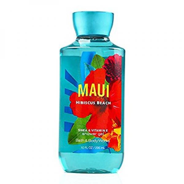 bath & body works maui hibiscus beach 10.0 oz shower gel