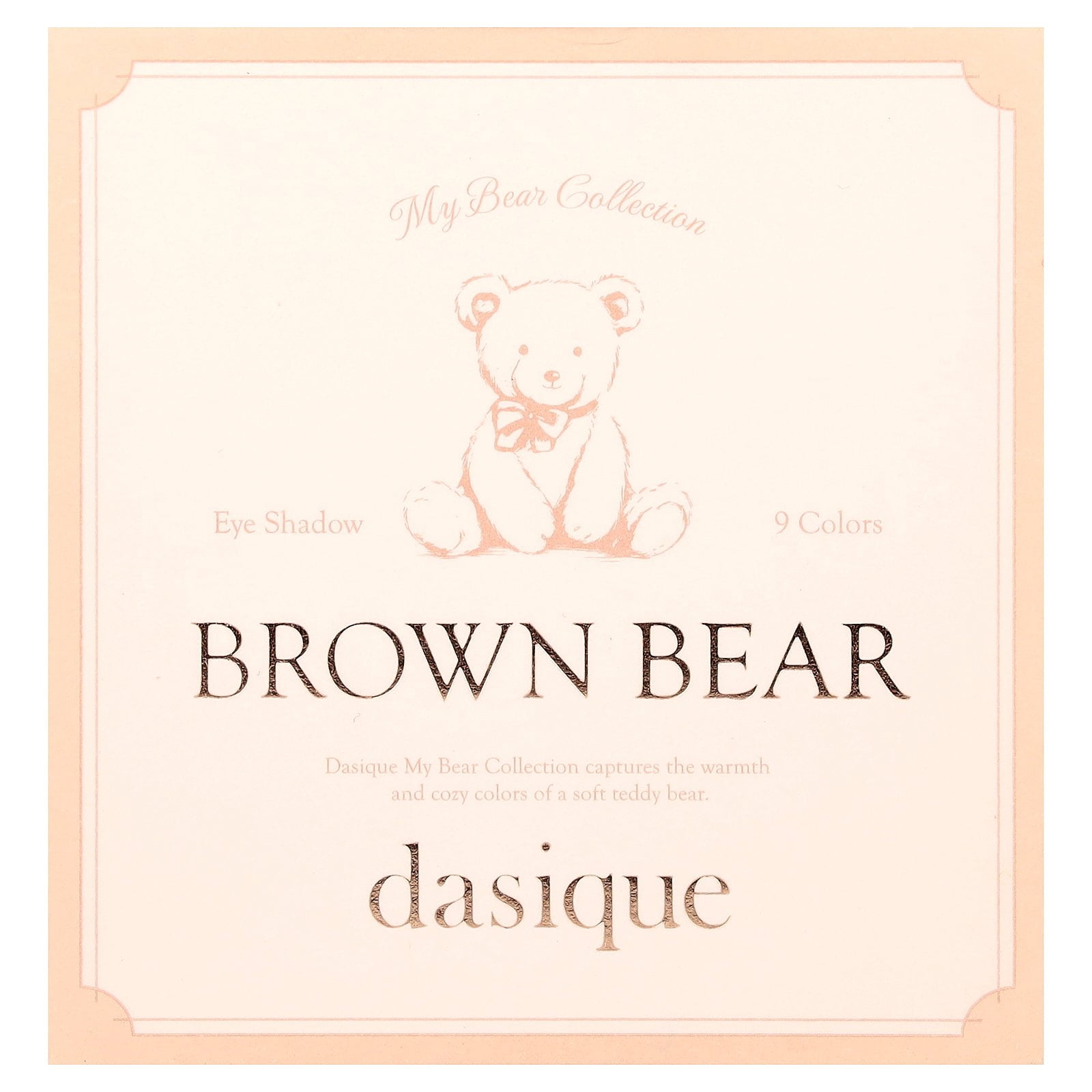 Dasique Eyeshadow Palette, 28 Brown Bear, 1 Count