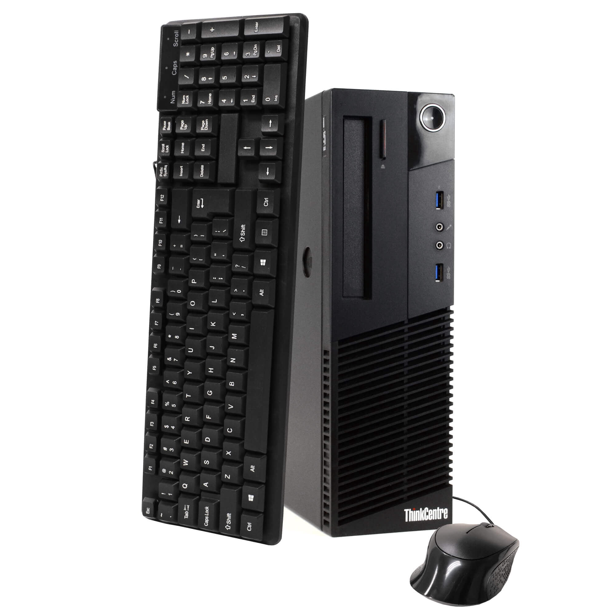 Lenovo ThinkCentre M93P Desktop Computers, Intel Core i5, 16GB, 1TB HD, DVD, Black