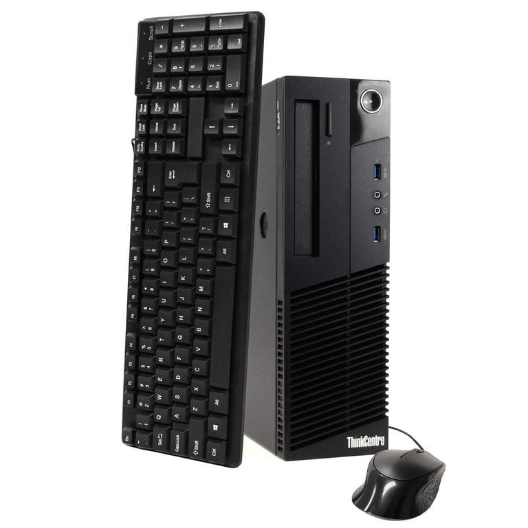 Restored Lenovo ThinkCentre M710s Desktop Computer PC, 3.70 GHz Intel Core i3-6100 6th Gen, 8GB RAM, 500GB HDD, 22 Restored Lenovo ThinkCentre M710s Desktop Computer PC, 3.70 GHz Intel Core i3-6100 6th Gen, 8GB RAM, 500GB HDD, 22