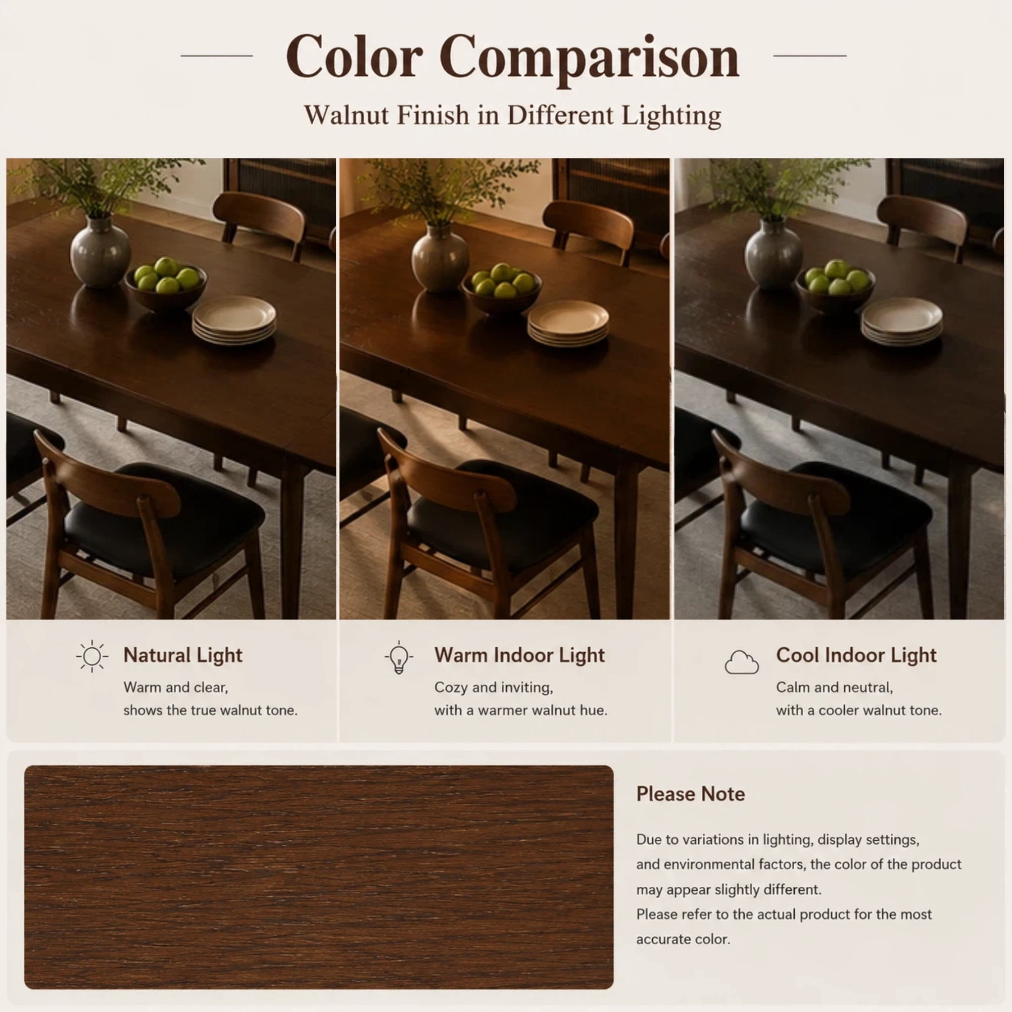 Solid Wood Extendable Dining Table Expandable Kitchen Table for 4-10 People 47.2"L-70.87"L Expandable Table for Dining Room, Kitchen, Living Room