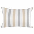 thumbnail image 2 of Beige Grey Striped Body Pillow Cover, Pillowcase Protectors with Zipper, Breathable Decorative Throw Pillow Case Cover, Minimalist Farmhouse Stripe Pillow Shams for Couch Sofa 24x36Inch, 2 of 8