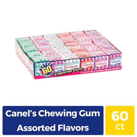 Canel's Miniatura Chewing Gum, Original Flavors, 11.85 oz Bag