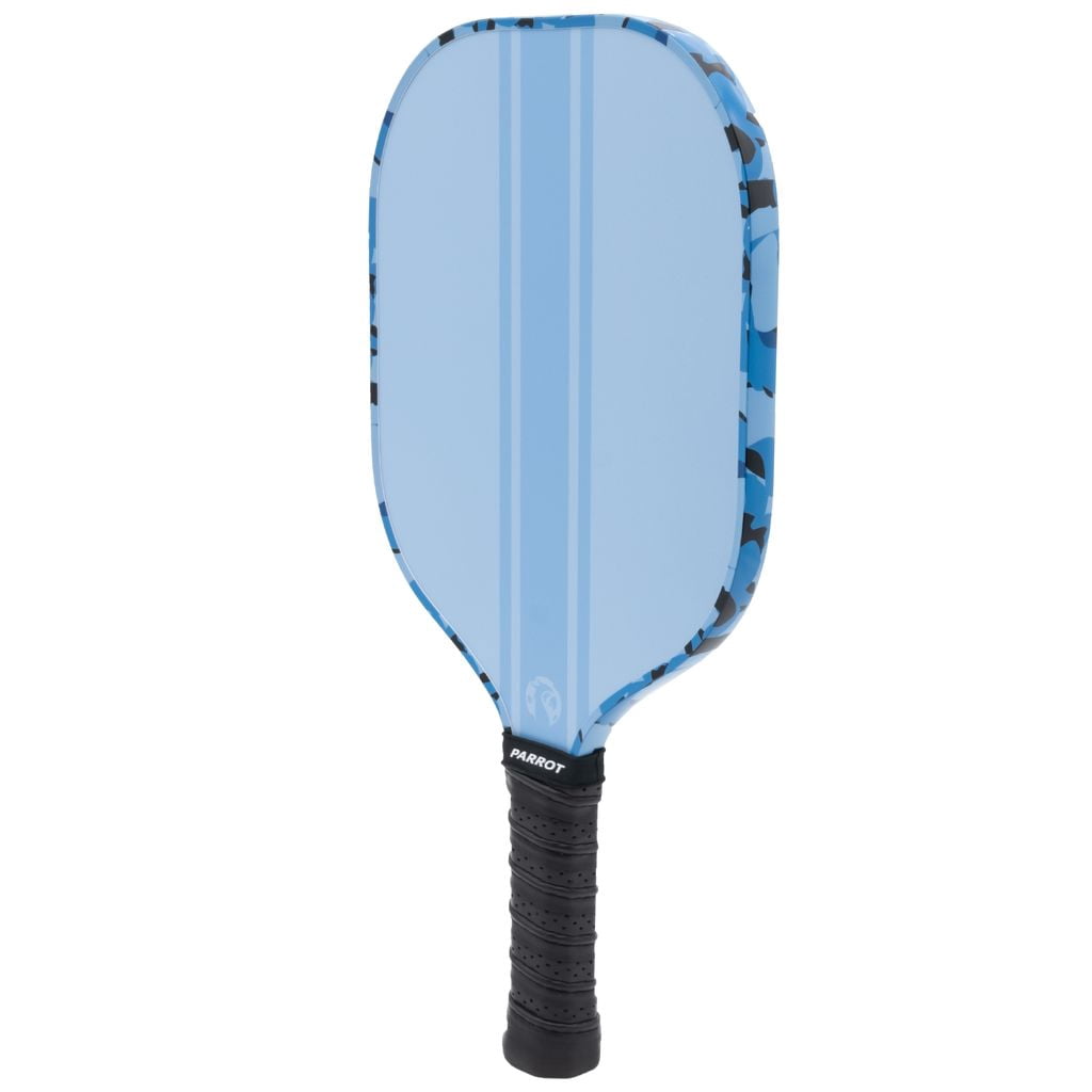 Parrot Paddles Battle Armor Light Blue Pickleball Paddle